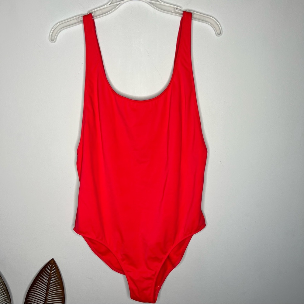 Athleta Red One Piece Swimsuit